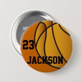 Speciaal Basketball-ontwerp Ronde Button 7,6 Cm (Voorkant /achterkant)