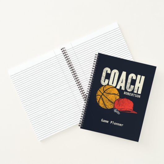 Speciaal Basketball Sportspel Notitieboek (Binnen)