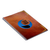 Speciaal bedrijf Logo Faux lederen kijken Notitieboek (Rechterzijde)