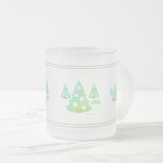 Speciaal Bedrijf Ontwerp Kerst Mok (Voorkant rechts)