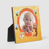 Speciaal beer van suikerhoningbijen, baby, lijst fotoplaat (Voorkant)