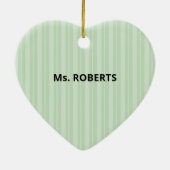 Speciaal behoeftendocent Dank u, Apple Keramisch Ornament (Achterkant)