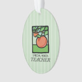 Speciaal behoeftendocent Dank u, Apple Ornament (voorkant)