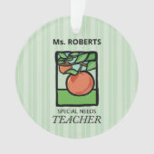 Speciaal behoeftendocent Dank u, Apple Ornament (voorkant)