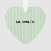 Speciaal behoeftendocent Dank u, Apple Ornament (achterkant)