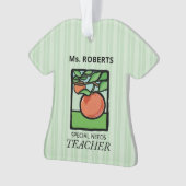 Speciaal behoeftendocent Dank u, Apple Ornament (voorkant)