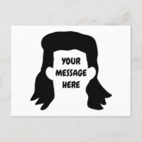 Speciaal bericht Funny Mullet Illustratie