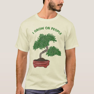 Speciaal bericht Japanse Bonsai-structuur Afbeeldi T-shirt