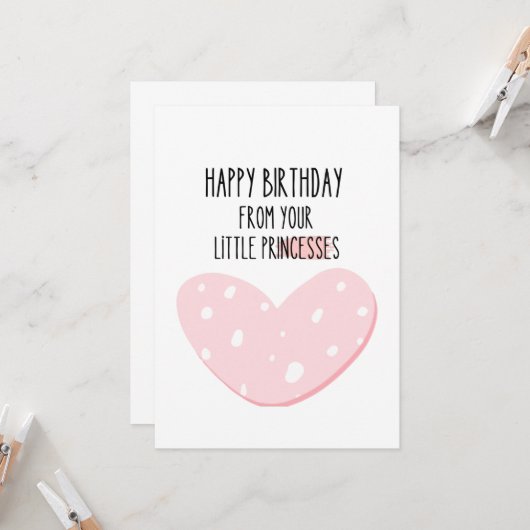 Speciaal bericht van geboorte kaart (Voorkant / Achterkant in situ)