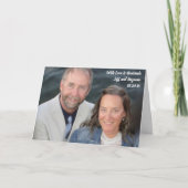 Speciaal berichthandje met briefing Weddenschap Bedankkaart (Voorkant)