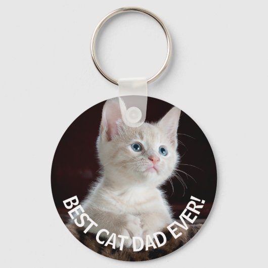 Speciaal beste kat vader ooit, sleutelhanger (Voorkant)