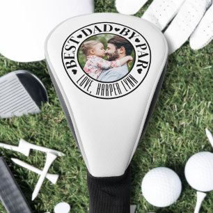 Speciaal beste vader op foto van vader golfheadcover