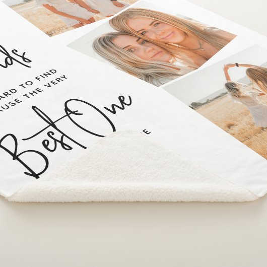 Speciaal beste vrienden 3 Fotovriendschap Sherpa Deken (3/4)