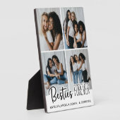 Speciaal beste vrienden voor altijd 4 Foto collage Fotoplaat (Zijkant)
