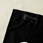 Speciaal beste zwarte handdoek voor beste vader (In situ)