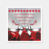 Speciaal bevel voor Jean, 64ste verjaardag Napkins Servet (Voorkant)