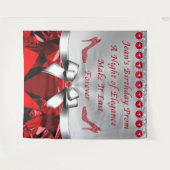 Speciaal bevel voor Jean, Ruby Birthday Achtergron Wandkleed (Voorkant (horizontaal))