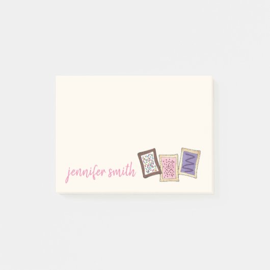 Speciaal bevroren ontbijtontbijt voor broodrooster post-it® notes (Voorkant)