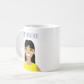 Speciaal bewerkbare beste mama ooit koffiemok (Voorkant links)