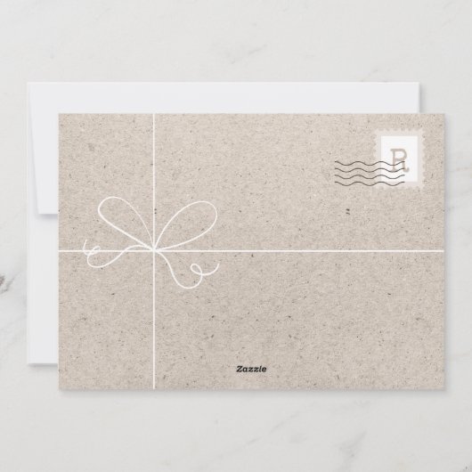 Speciaal bezorgingspakket Eerste nieuwjaarsfoto Ba Feestdagenkaart (Achterkant)