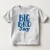 Speciaal BIG BRO Blue Kinder Shirts (Voorkant)