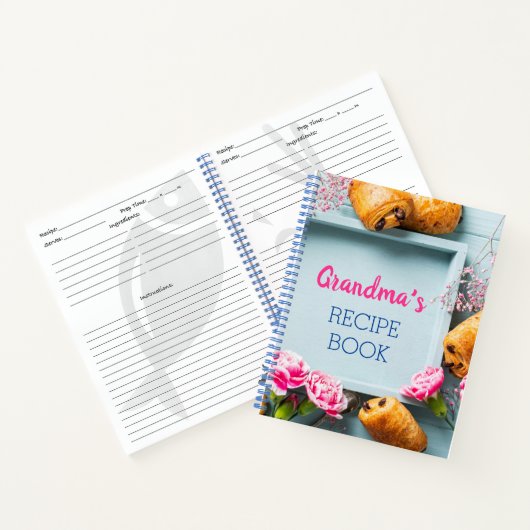 Speciaal blanco boek met recept om in te schrijven (Binnen)