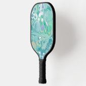 Speciaal blauw Abstract vochtig art Pickleball Paddle (Links)