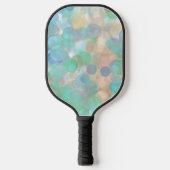 Speciaal blauw Abstract vochtig art Pickleball Paddle (Voorkant)