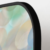 Speciaal blauw Abstract vochtig art Pickleball Paddle (Links Detail)