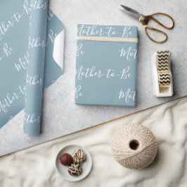 Speciaal blauw Baby shower voor het schrijven van  Cadeaupapier