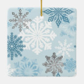 Speciaal blauw Beer keramisch Ornament (Achterkant)