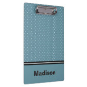 Speciaal blauw en wit karton van de Dot van de Pol Klembord (Rechts)