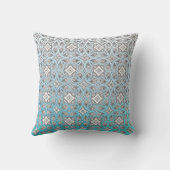 Speciaal blauw en zwart Mandala Wedding Pillow Kussen (Achterkant)