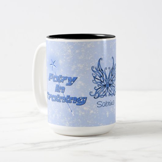 Speciaal blauw gevoel in training Mok (Voorkant links)