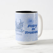 Speciaal blauw gevoel in training Mok (Voorkant rechts)