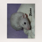 Speciaal blauw grijs dumbo Fancy Pet Rat Legpuzzel (Verticaal)