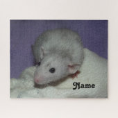 Speciaal blauw grijs dumbo Fancy Pet Rat Legpuzzel (Horizontaal)
