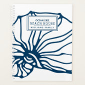 Speciaal blauw naadpatroon - Kiekenhuis Planner (Voorkant)