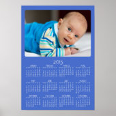 Speciaal blauw Poster - Jaarrooster 2015 (Voorkant)