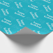 Speciaal Blauwgroen met Zwemelen die papier verpak (Hoek)