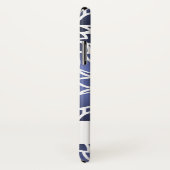 Speciaal Blue Dahlia Floral Pattern Case-Mate iPhone Case (Achterkant / rechts)