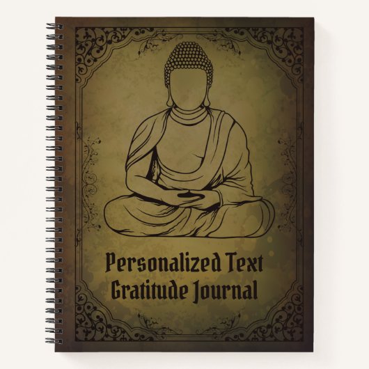 Speciaal Boeddha Gratitude Journal Notitieboek (Voorkant)