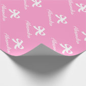 Speciaal boegpakpapier voor nieuw meisje cadeaupapier (Hoek)