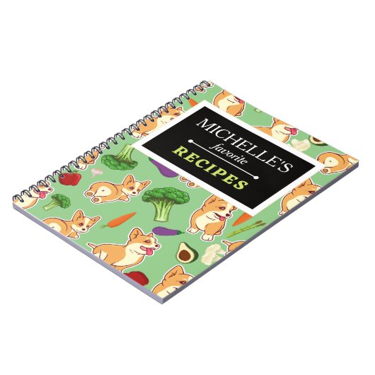 Speciaal boek voor het verzamelen van het voedselp notitieboek (Linkerzijde)