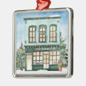 Speciaal boekenclub Book Store Metalen Ornament (Links)