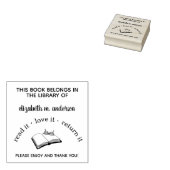 Speciaal boekstempel lezen het liefste rendement rubberstempel (Gestempeld)