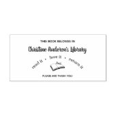 Speciaal boekstempel lezen het liefste rendement rubberstempel (Afrduk)