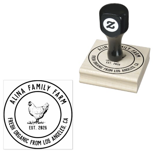 Speciaal  Boerderij voor zakelijk gebruik Rubberstempel (Gestempeld)