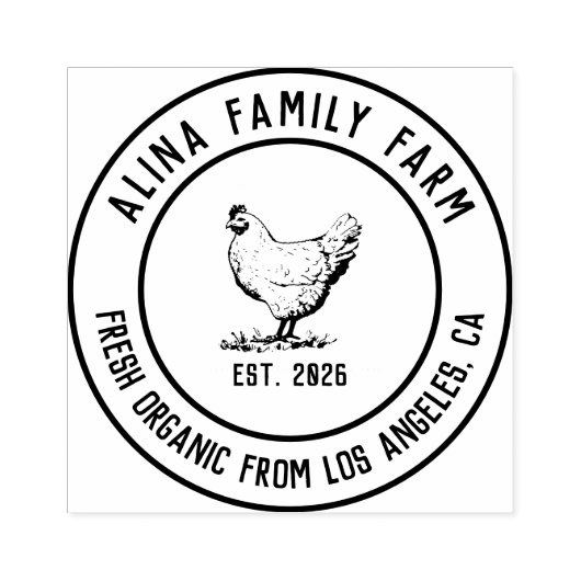 Speciaal  Boerderij voor zakelijk gebruik Rubberstempel (Afrduk)