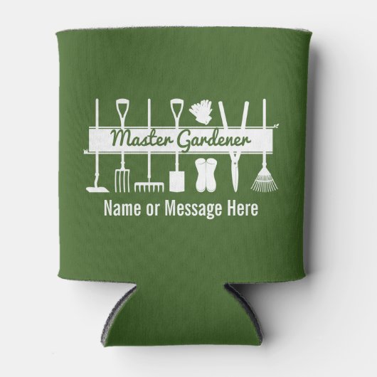 Speciaal bos-groene meester Gardener Blikjeskoeler (Voorkant)